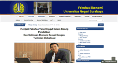 Desktop Screenshot of fe.unesa.ac.id